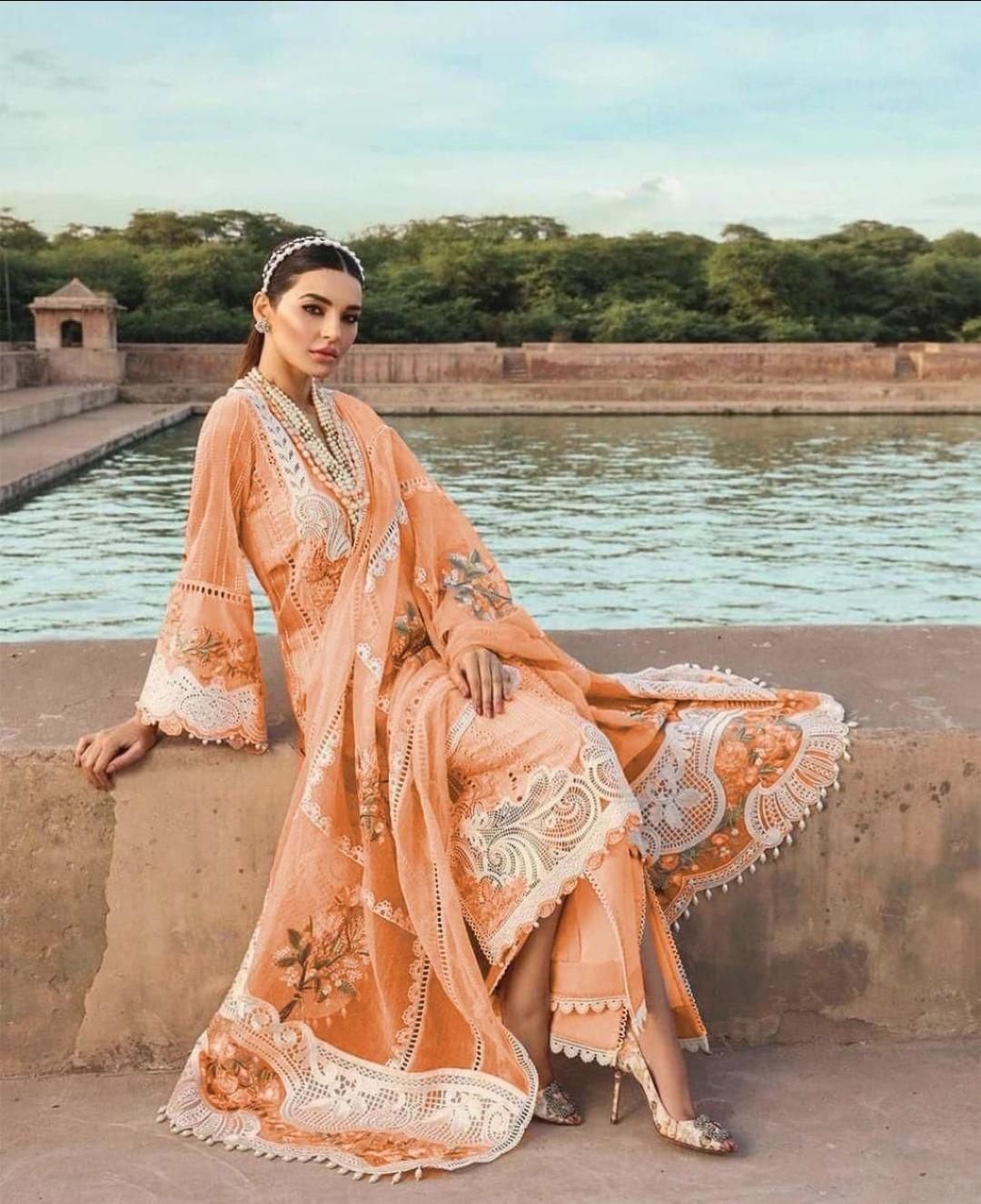 Crimson Cotton Suit-Aarasta