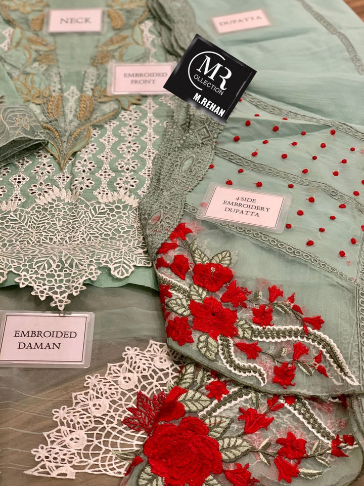 Crimson Cotton Suit-Aarasta