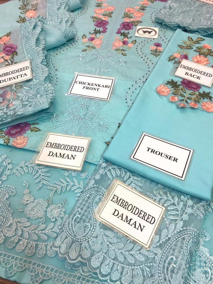 Crimson Cotton Suit-Aarasta