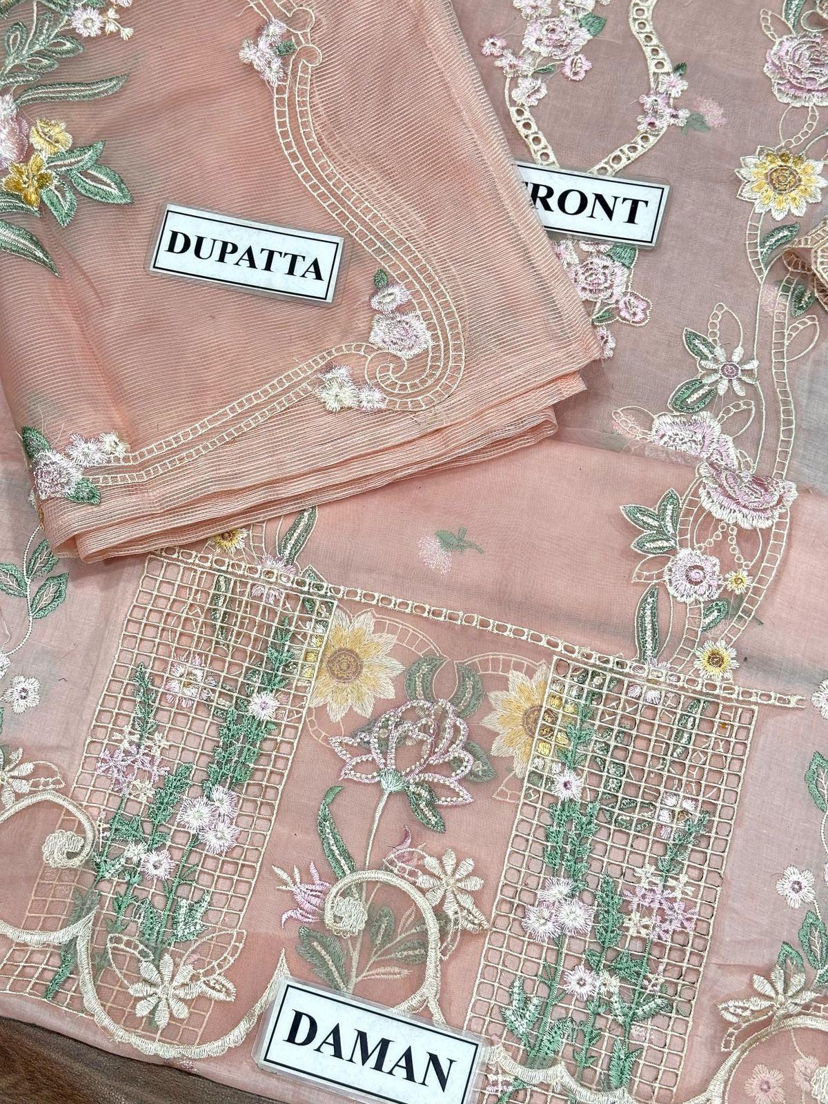 Crimson Cotton Suit-Aarasta
