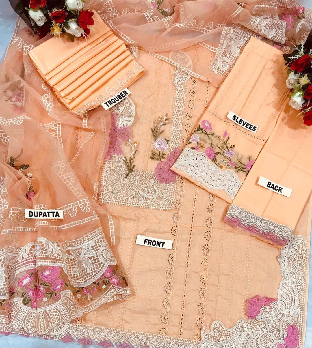 Crimson Cotton Suit-Aarasta