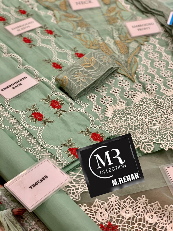 Crimson Cotton Suit-Aarasta