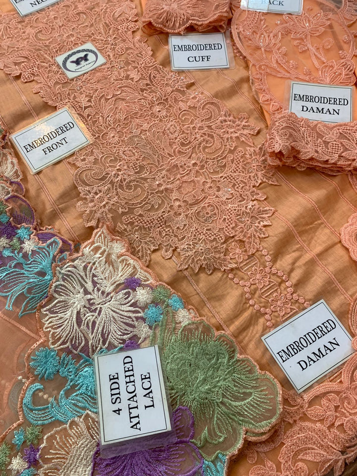 Crimson Cotton Suit-Aarasta