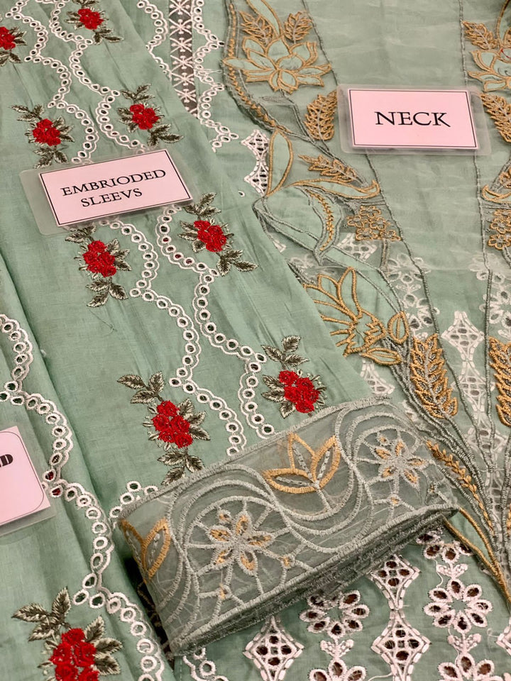 Crimson Cotton Suit-Aarasta