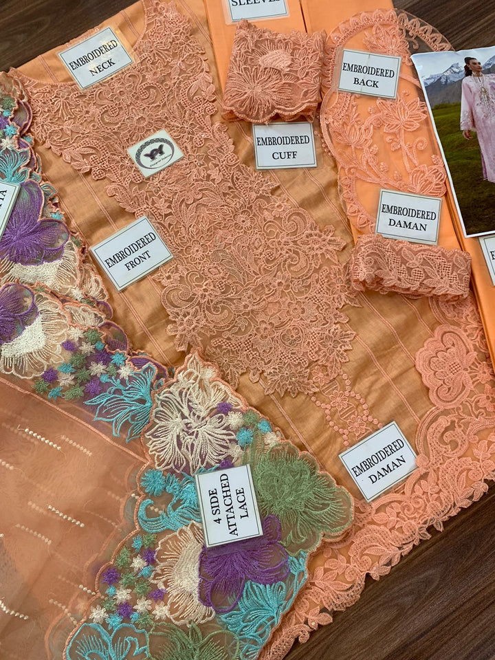 Crimson Cotton Suit-Aarasta