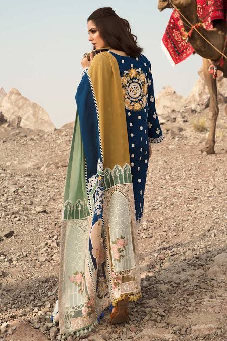 Crimson Cotton Suit-Aarasta