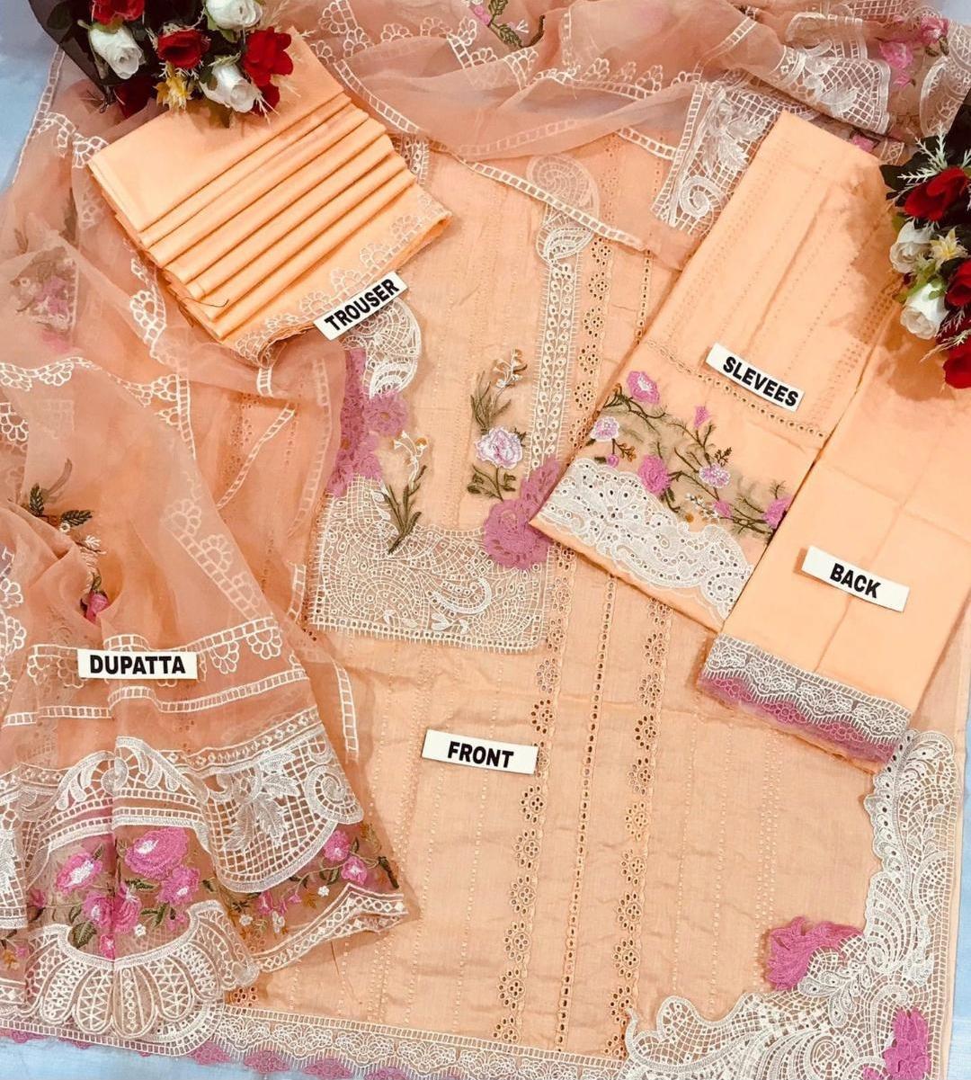 Crimson Cotton Suit-Aarasta