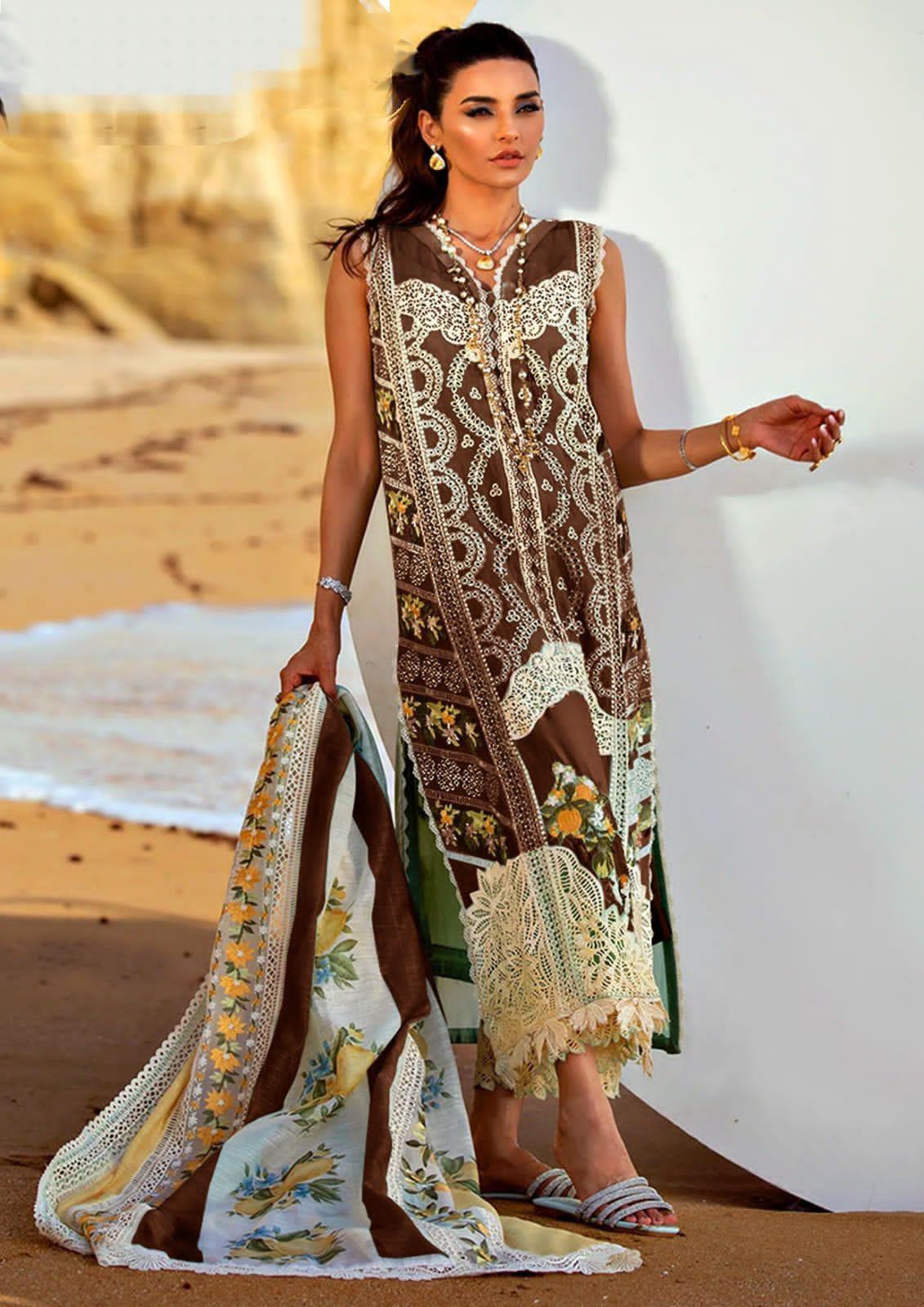 Crimson Cotton Suit-Brown-Cotton-Aarasta