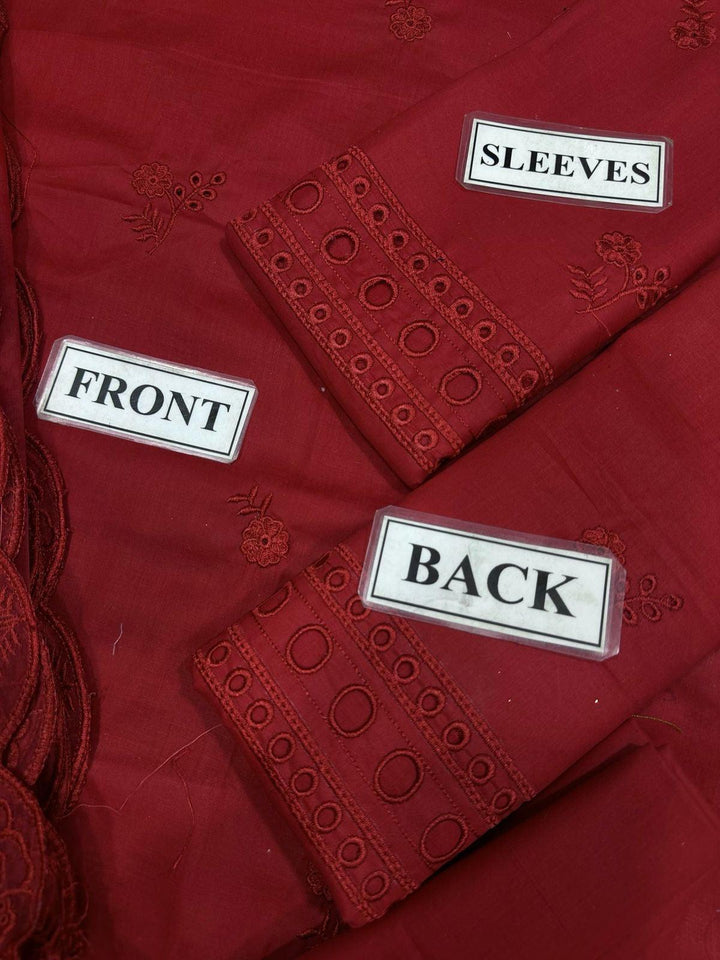 Cross Stitch Cotton Suit-Aarasta