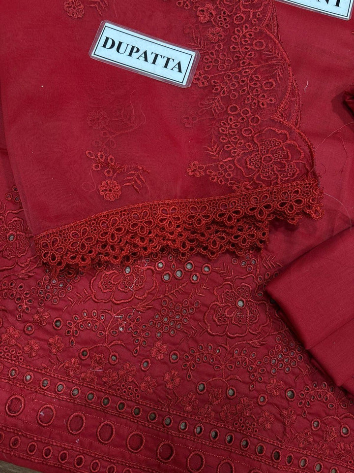 Cross Stitch Cotton Suit-Aarasta