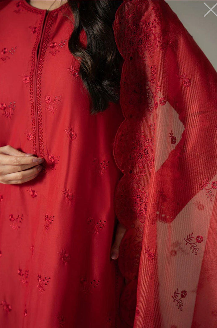 Cross Stitch Cotton Suit-Aarasta