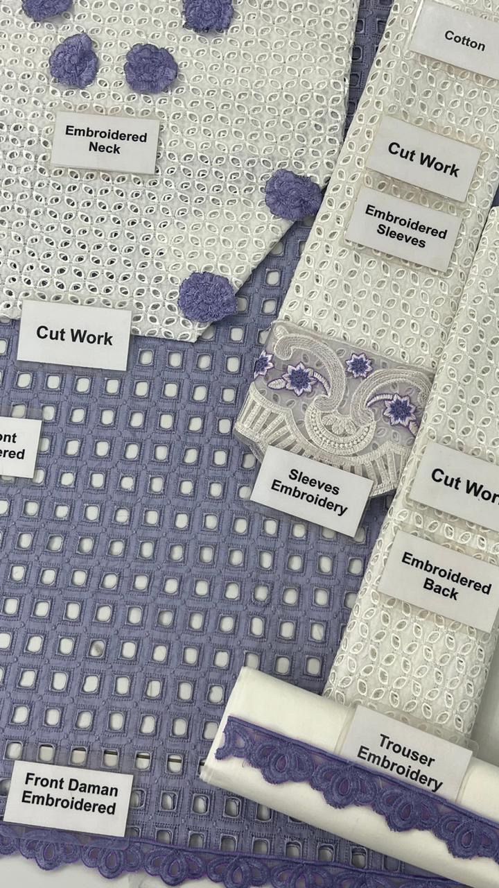 Farida Hassan Cotton Suit-Aarasta