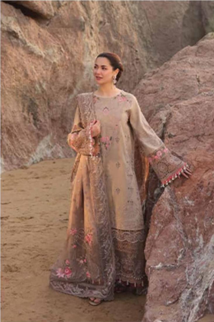 Imrozia Cotton Suit-Beige-Cotton-Aarasta