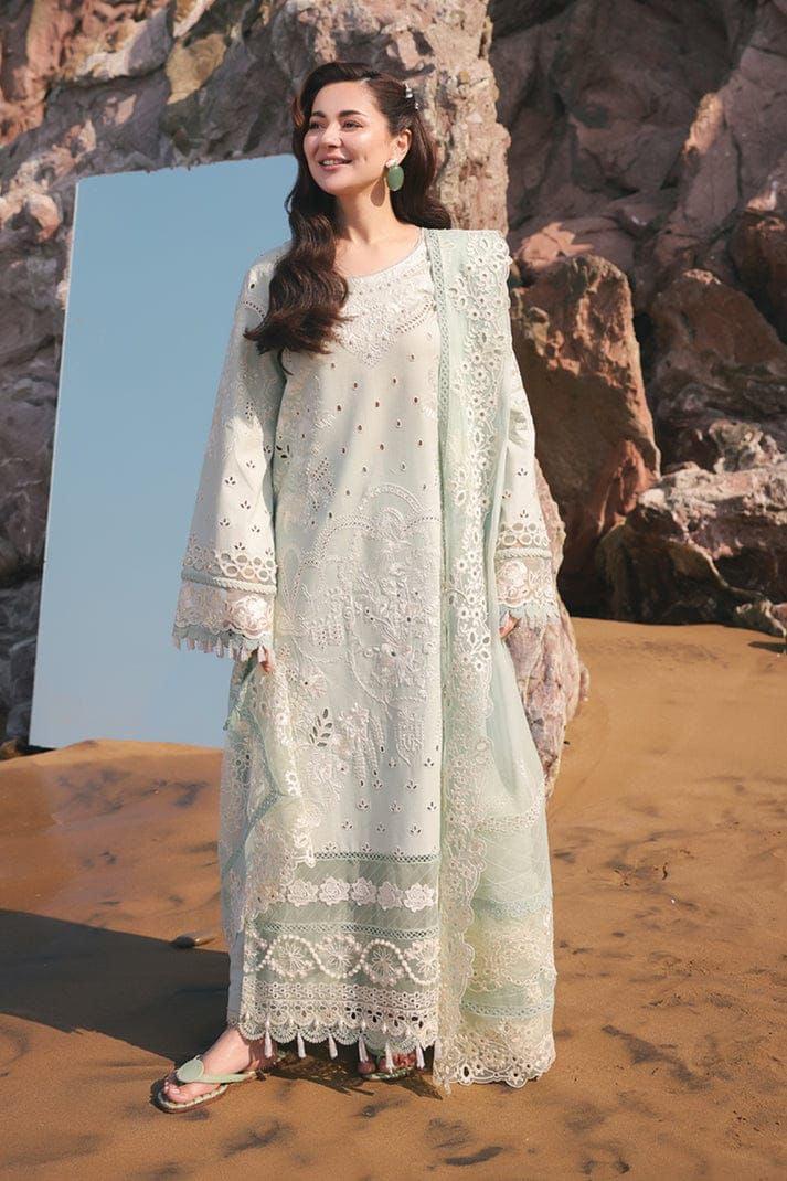 Imrozia Cotton Suit-Green-Cotton-Aarasta