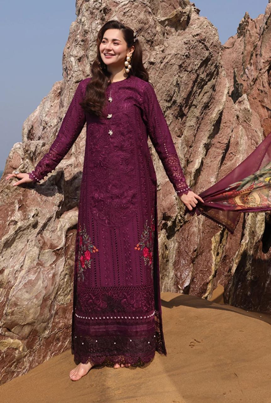 Imrozia Cotton Suit-Pink-Cotton-Aarasta