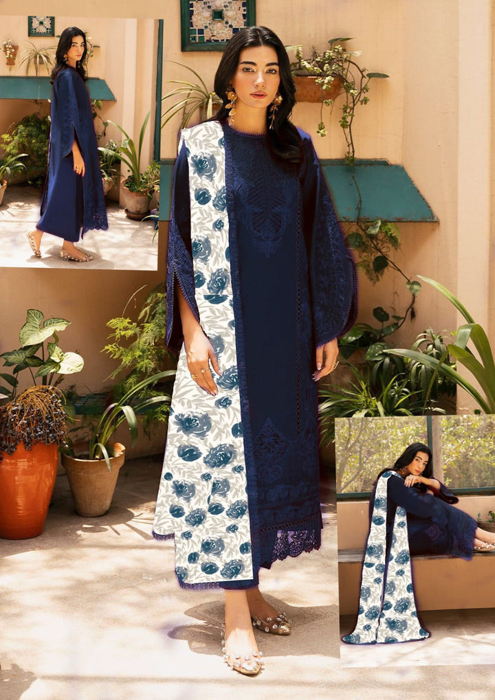 Izel Cotton Suit-Navy-Cotton-Aarasta