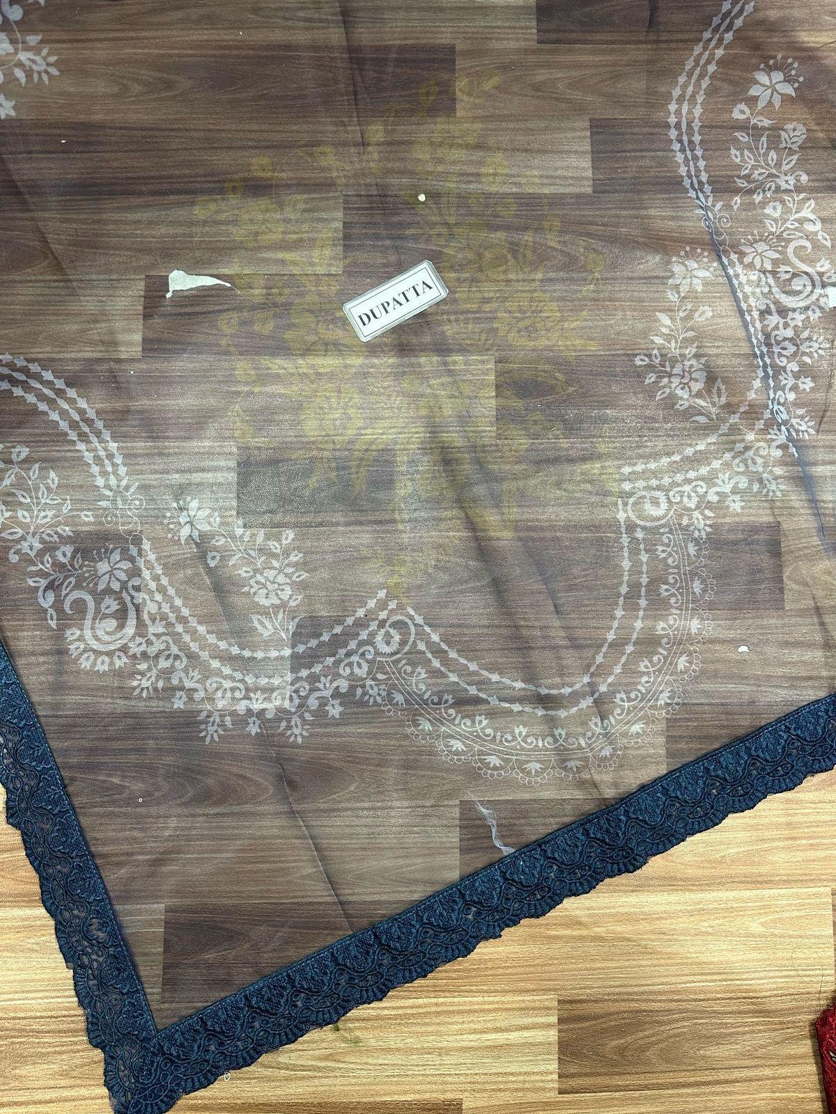 Maria B Cotton Suit-Aarasta