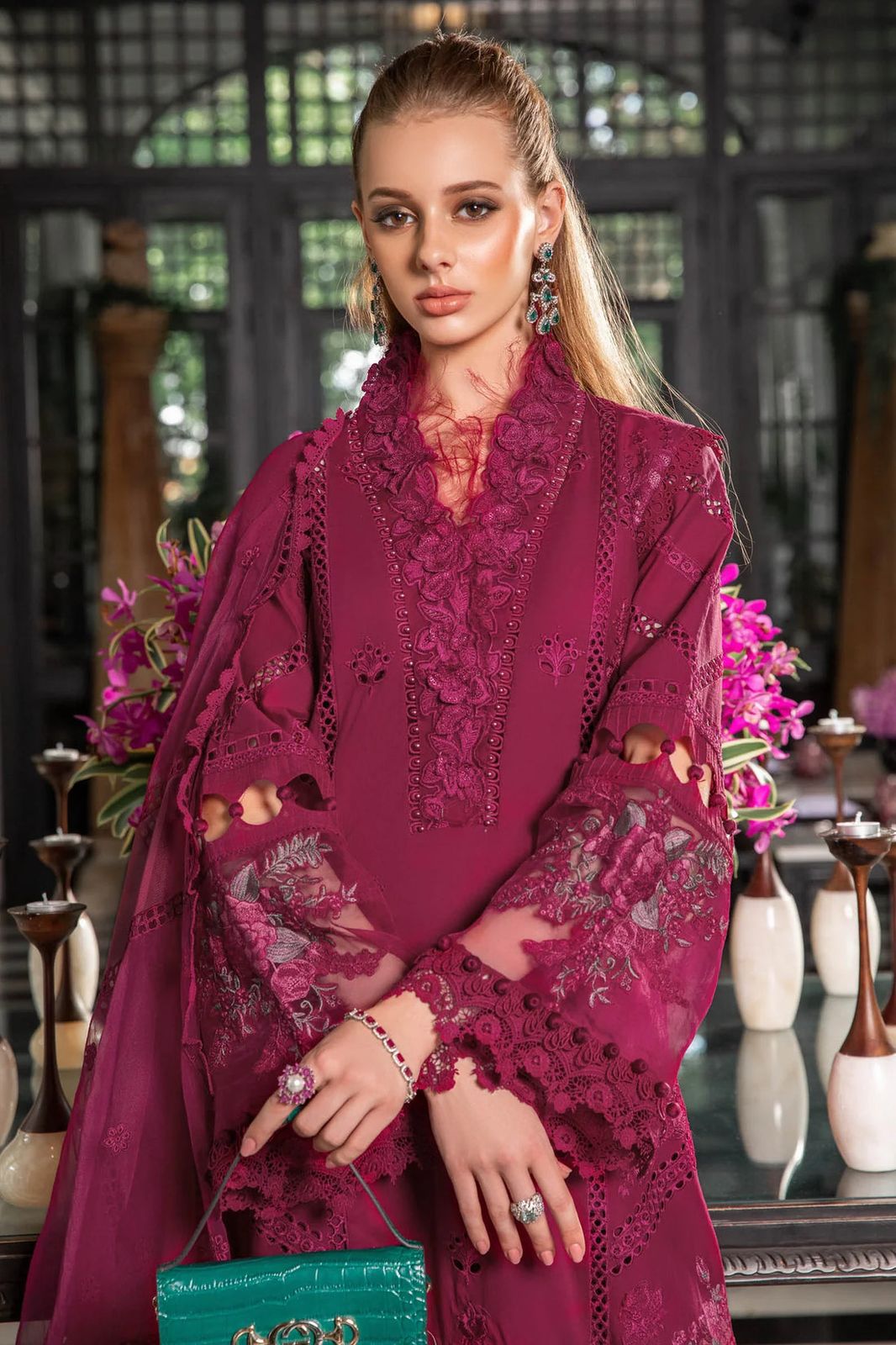Maria B Cotton Suit-Aarasta