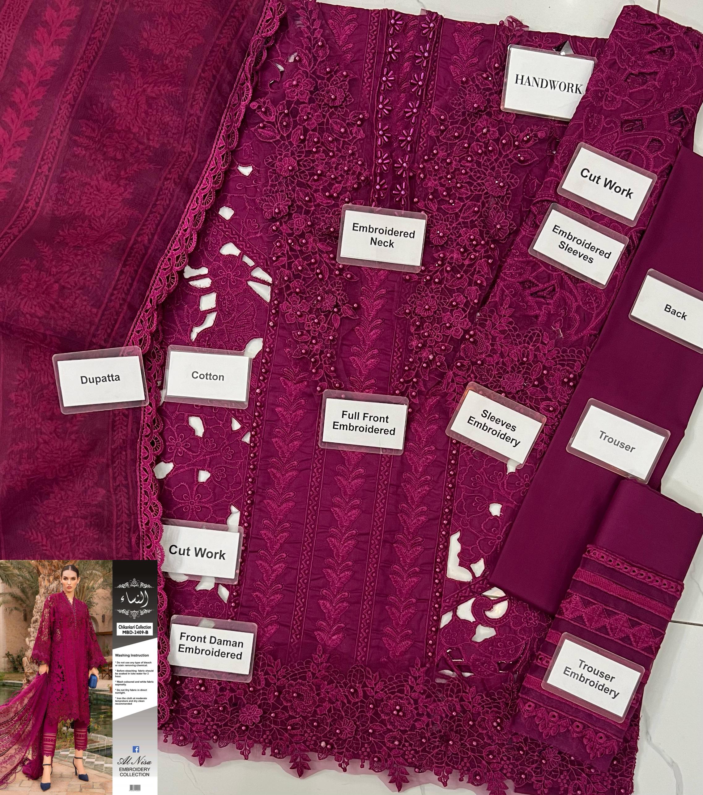 Maria B Cotton Suit-Aarasta