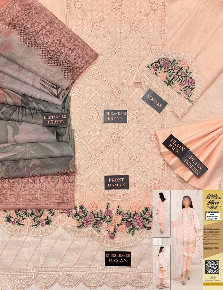 Maria B Cotton Suit-Aarasta