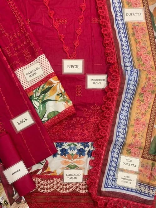 Maria B Cotton Suit-Aarasta