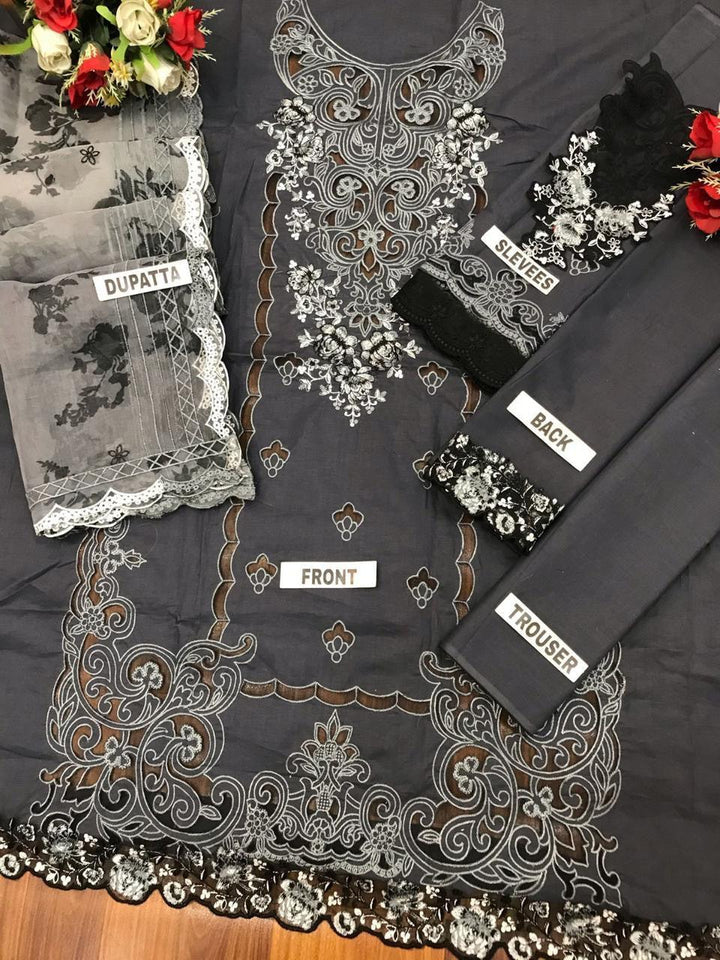 Maria B Cotton Suit-Aarasta