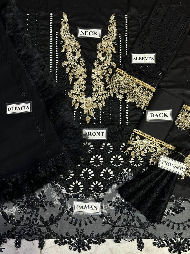 Maria B Cotton Suit-Aarasta