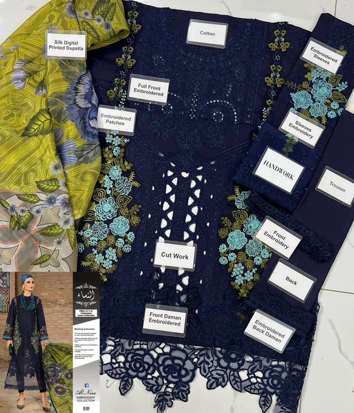 Maria B Cotton Suit-Aarasta