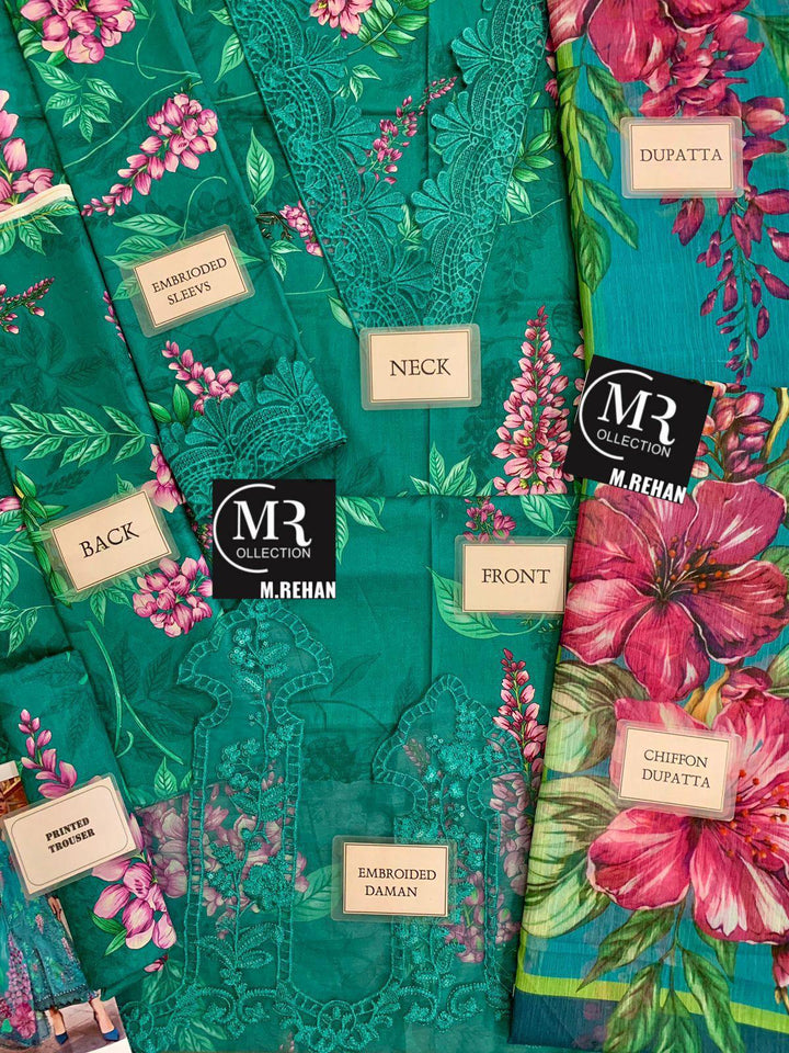 Maria B Cotton Suit-Aarasta