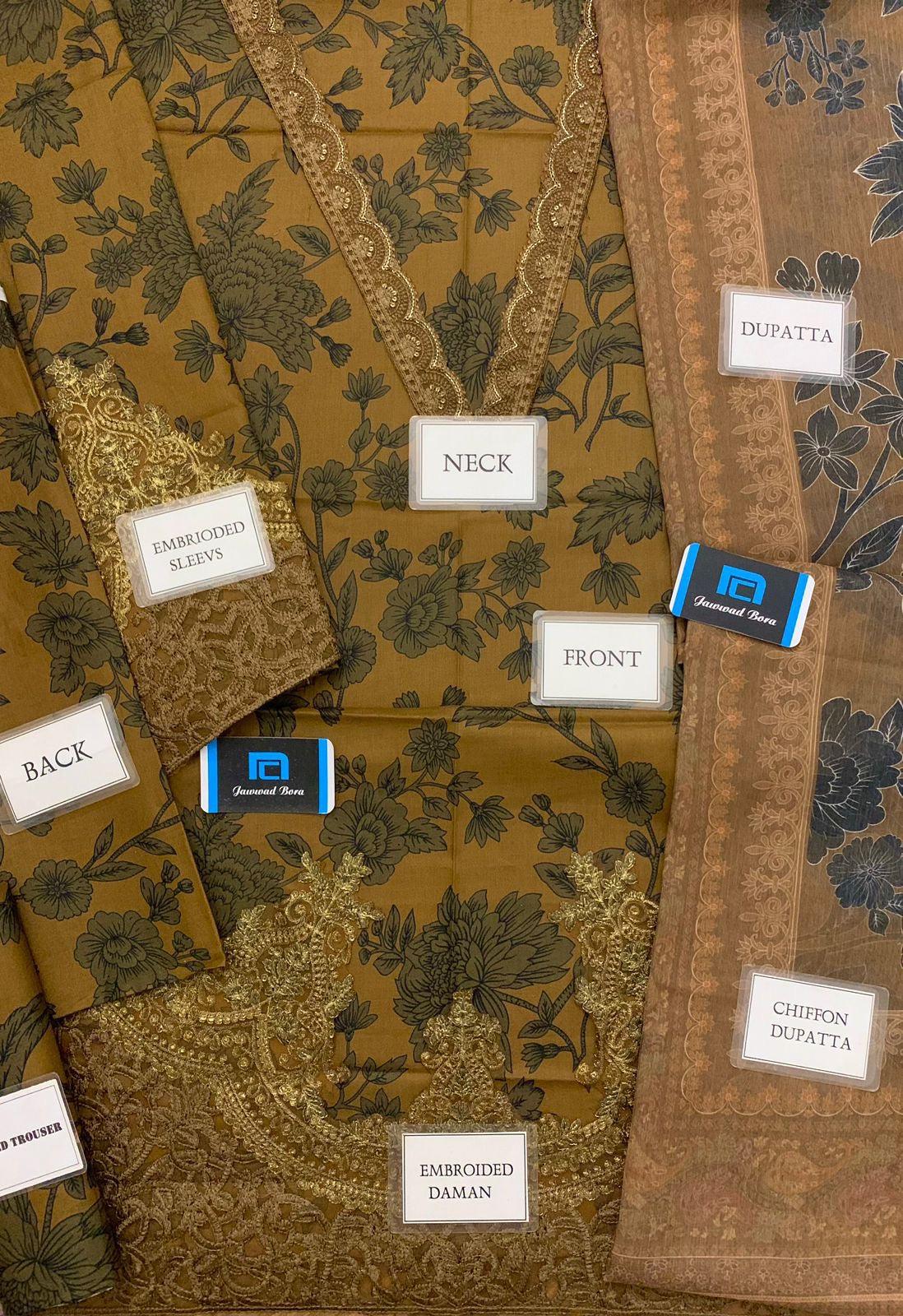 Maria B Cotton Suit-Aarasta