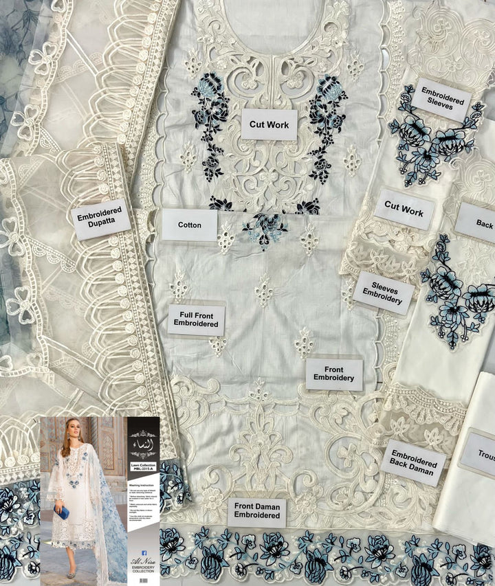 Maria B Cotton Suit-Aarasta