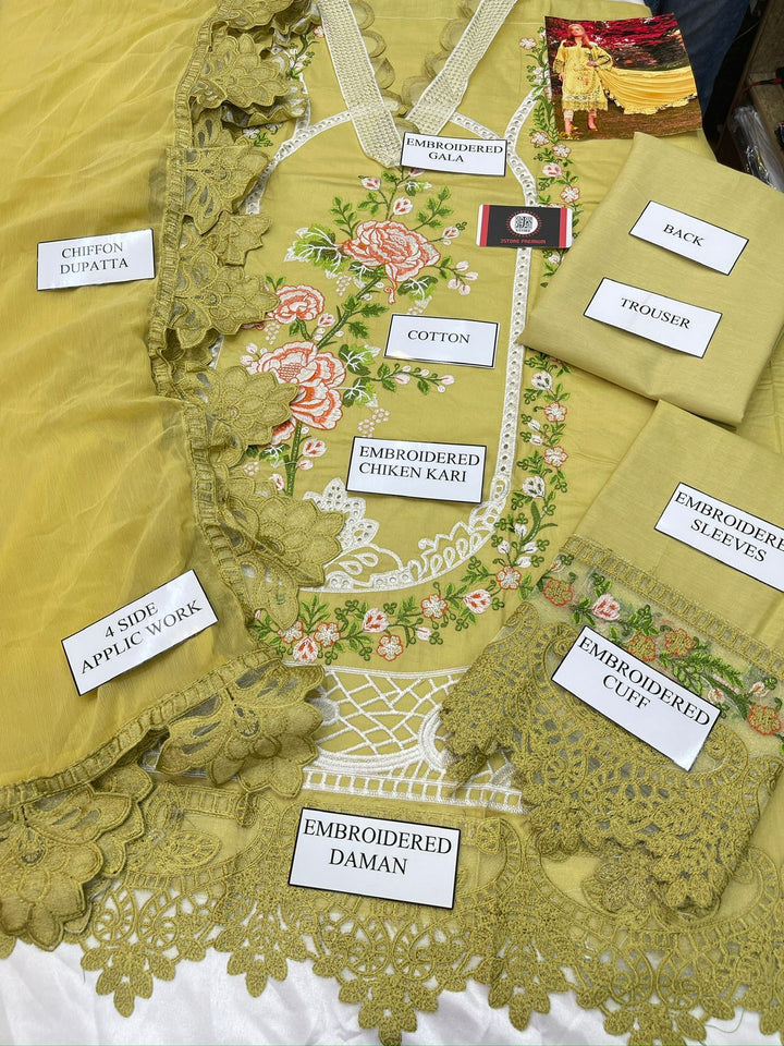 Maria B Cotton Suit-Aarasta