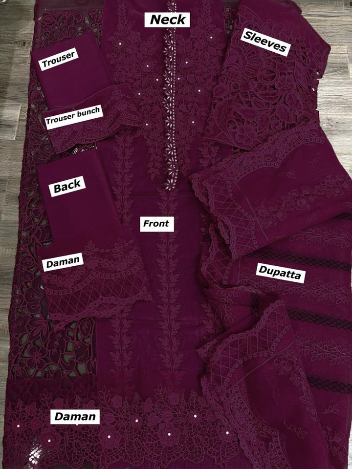 Maria B Cotton Suit-Aarasta