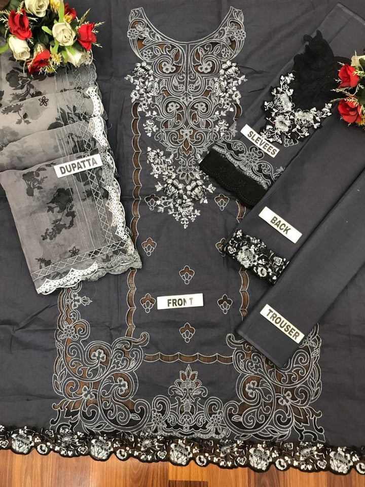 Maria B Cotton Suit-Aarasta