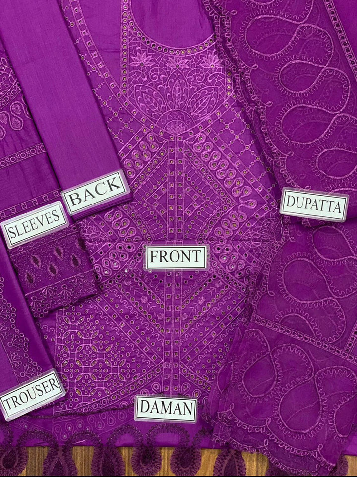 Maria B Cotton Suit-Aarasta