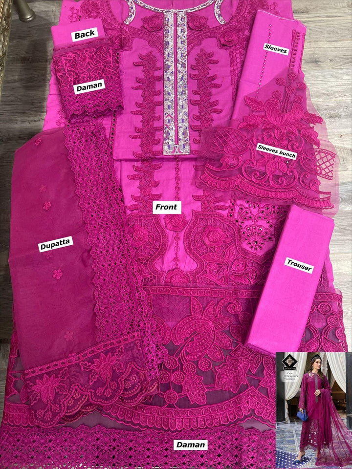 Maria B Cotton Suit-Aarasta