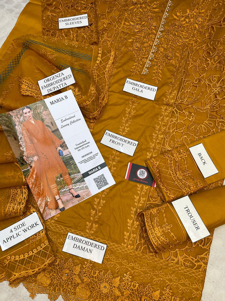 Maria B Cotton Suit-Aarasta