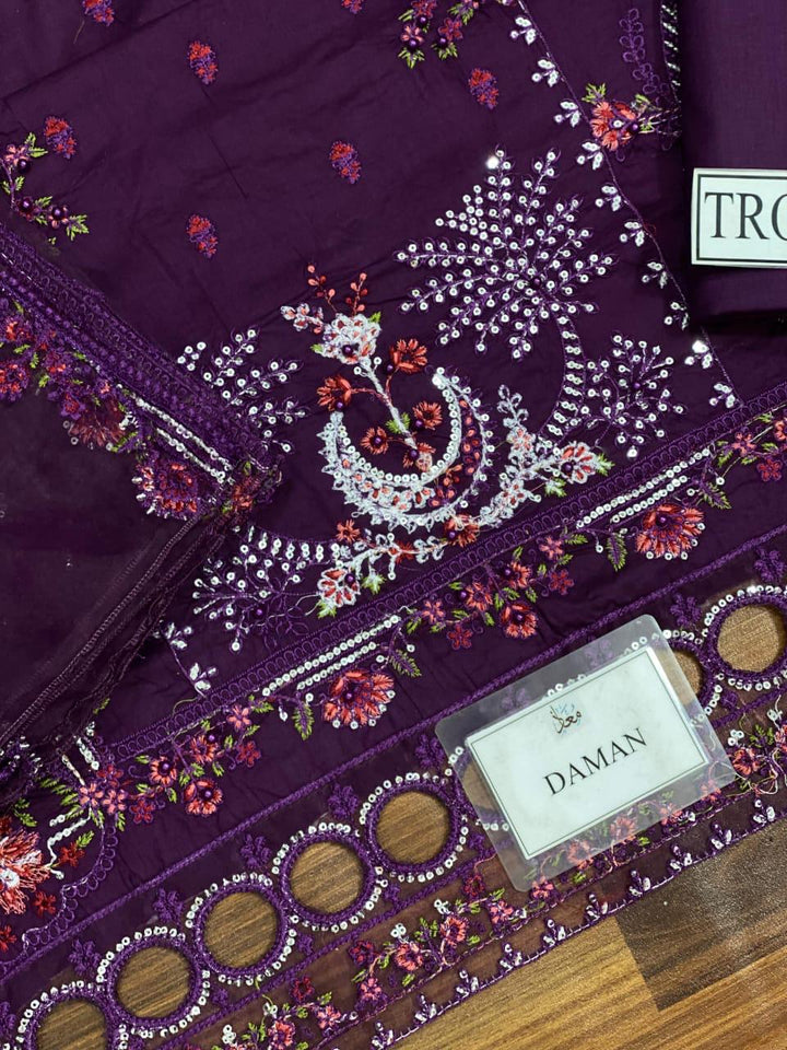 Maria B Cotton Suit-Aarasta