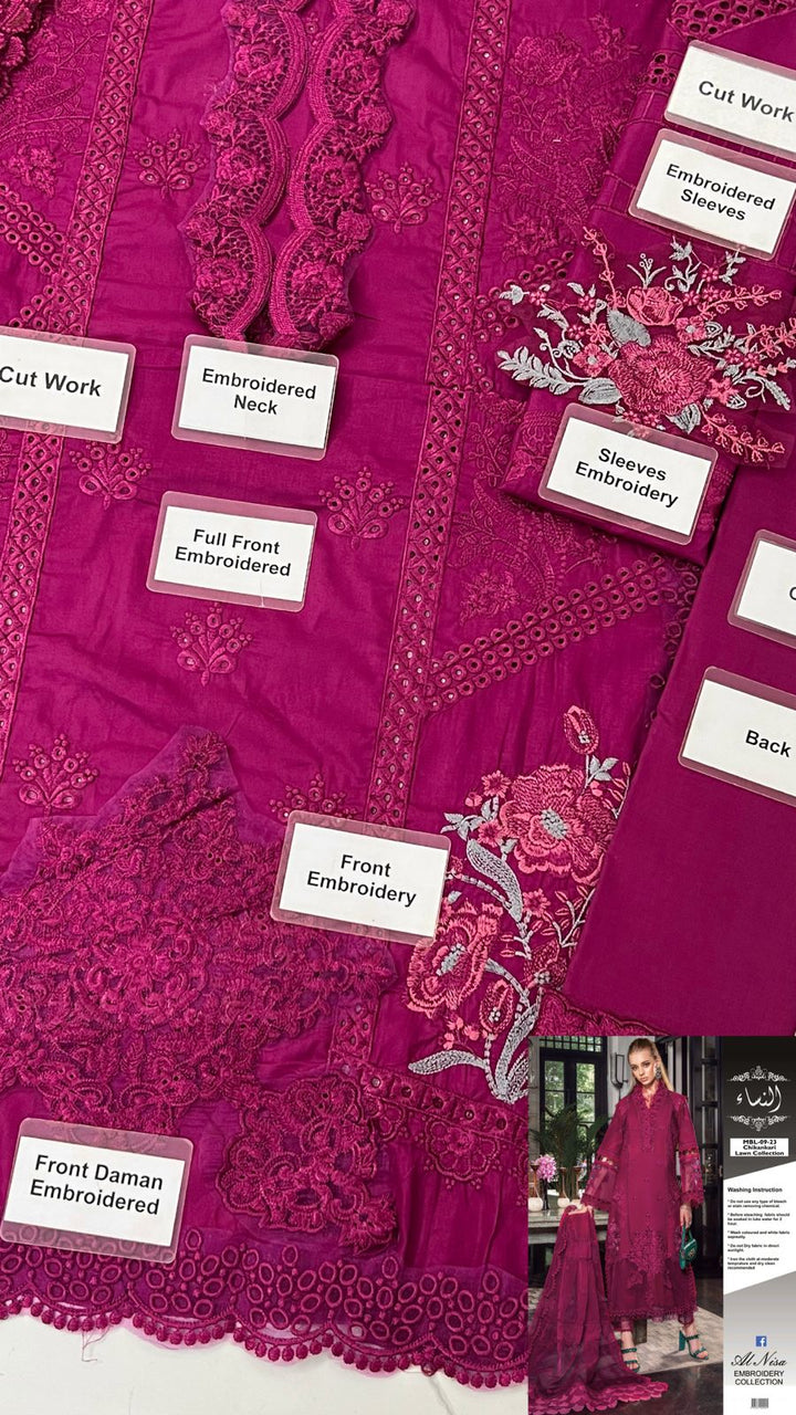 Maria B Cotton Suit-Aarasta