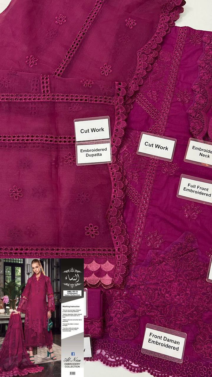 Maria B Cotton Suit-Aarasta