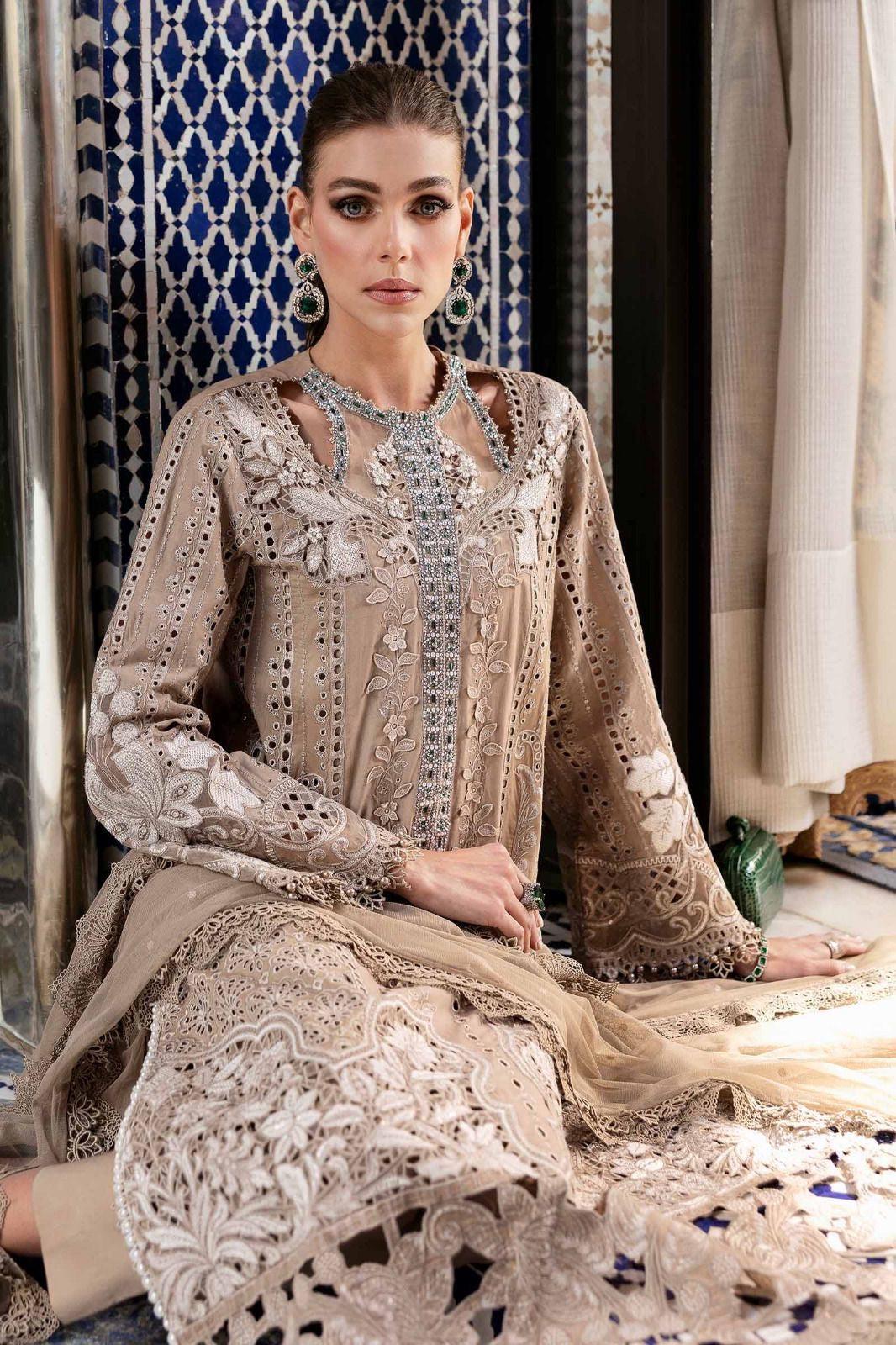 Maria B Cotton Suit-Aarasta