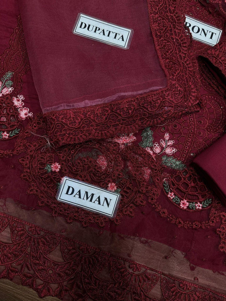 Maria B Cotton Suit-Aarasta