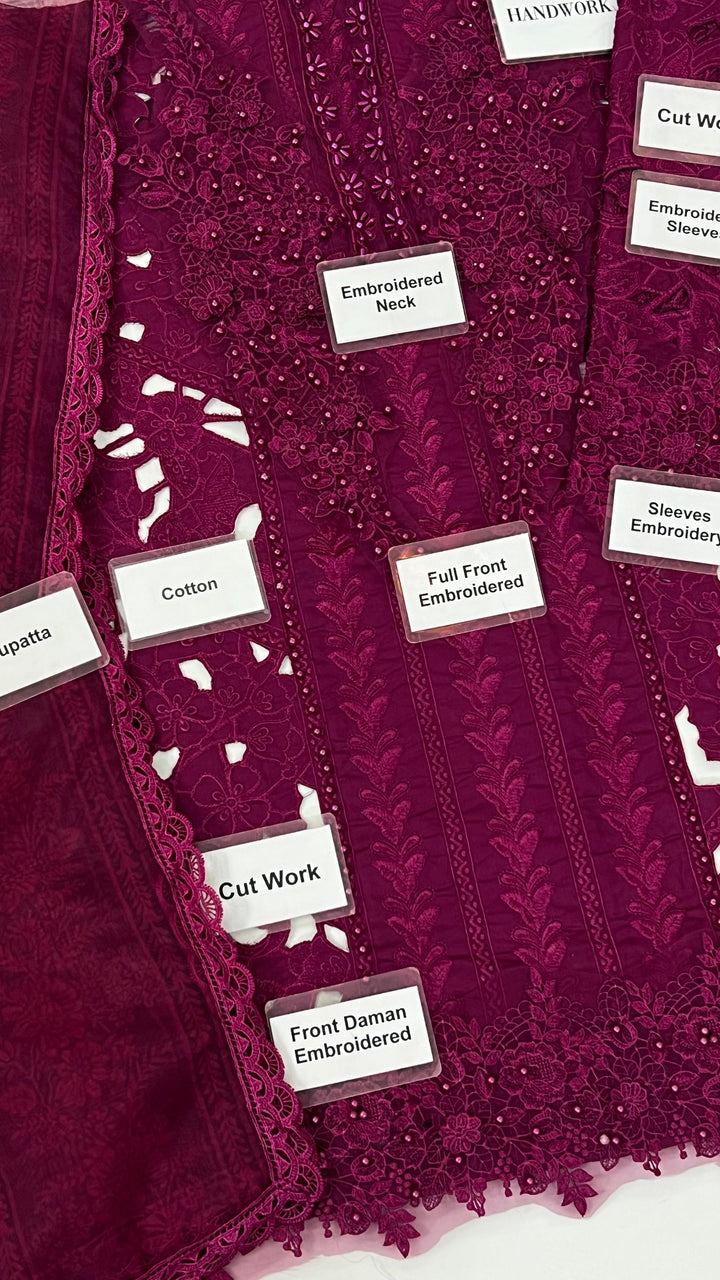 Maria B Cotton Suit-Aarasta