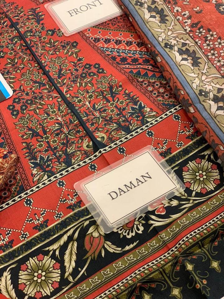 Maria B Cotton Suit-Aarasta