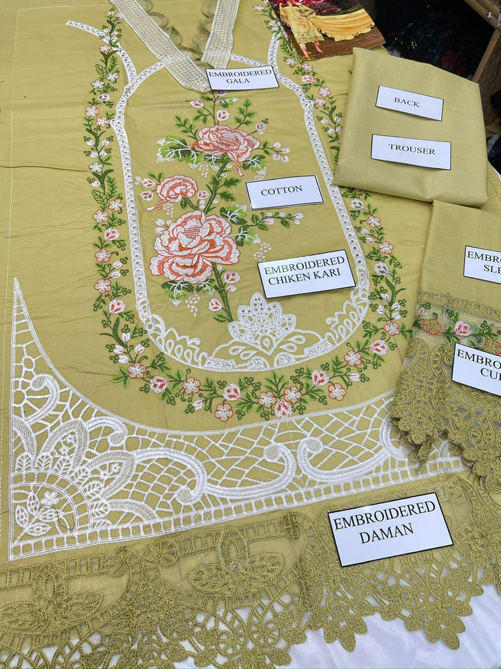 Maria B Cotton Suit-Aarasta