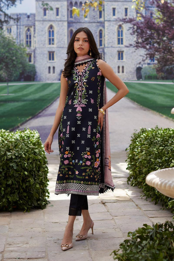 Mina Hassan Cotton Suit-Black-Cotton-Aarasta