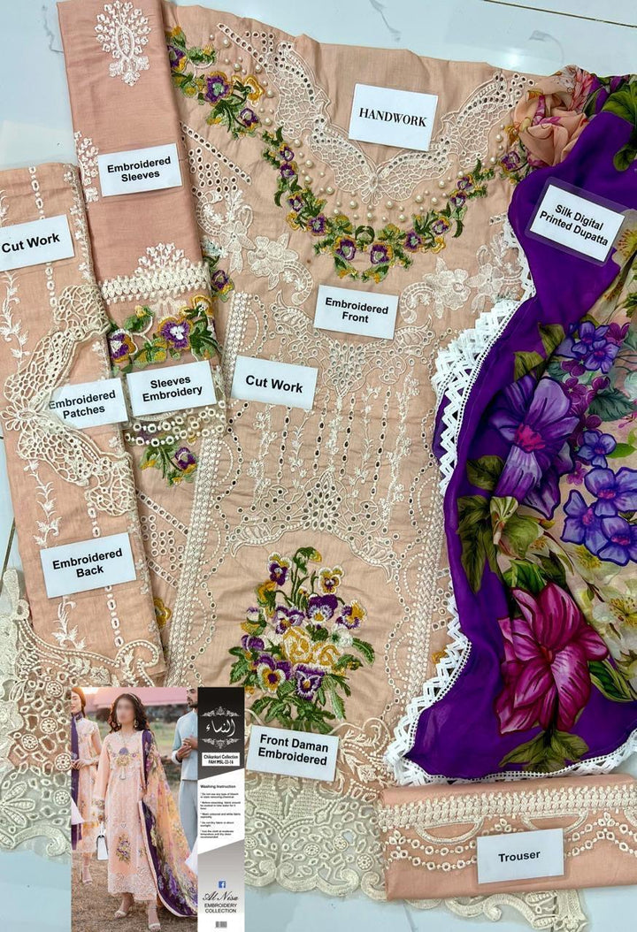 Mushq Cotton Suit-Aarasta