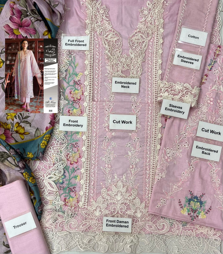 Mushq Cotton Suit-Aarasta