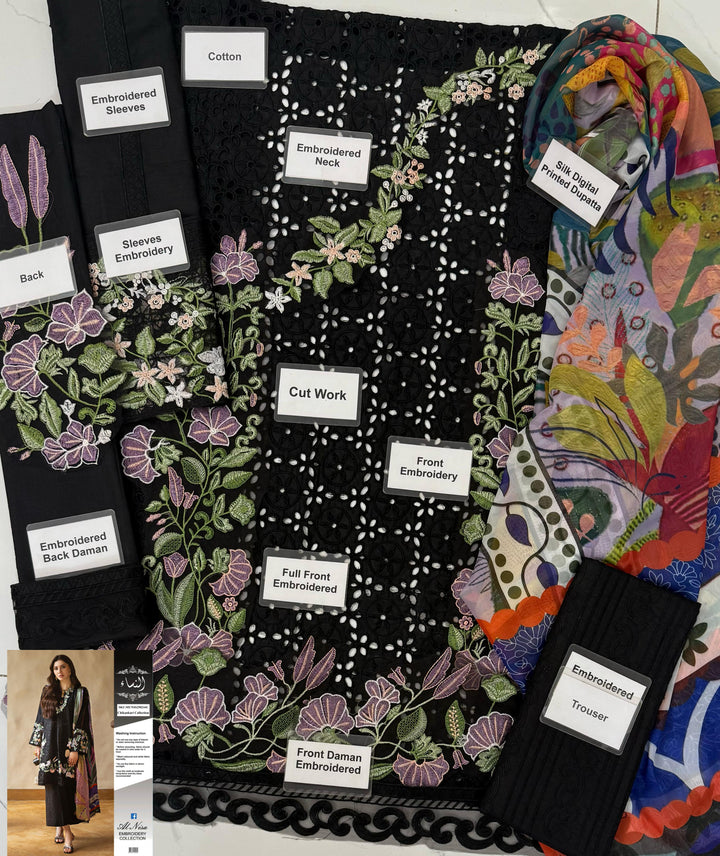 Mushq Cotton Suit-Aarasta