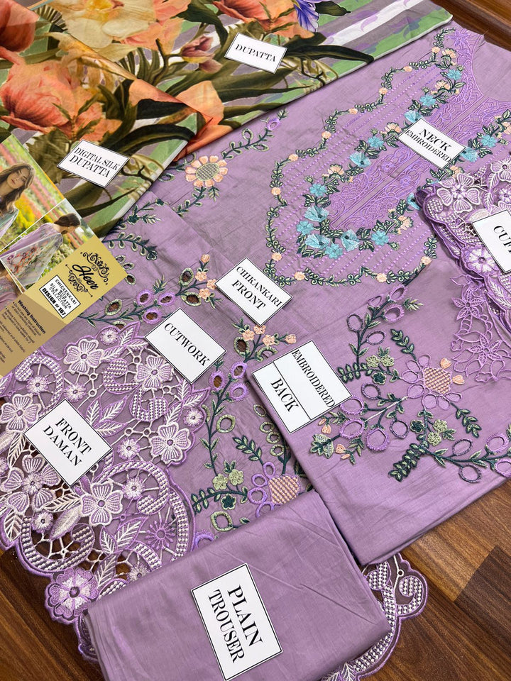 Mushq Cotton Suit-Aarasta